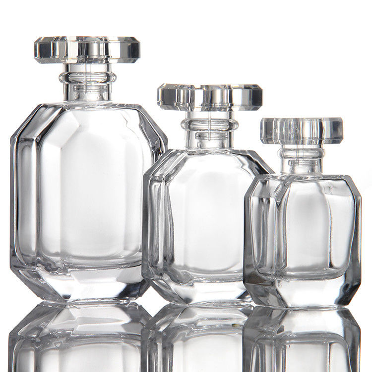 Bottiglie per la vendita all'ingrosso Bottiglie di vetro trasparente per profumi Bottiglie di cosmetici portatili