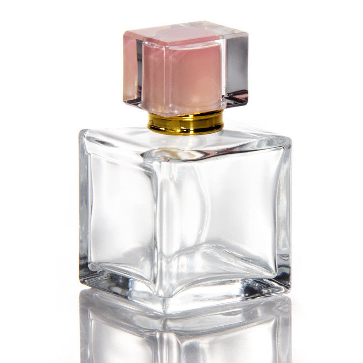 30 ml 50 ml 100 ml Bottiglie di profumo esagonali quadrate Bottine di profumo esagonali quadrate 30 ml 50 ml 100 ml Bottiglie di profumo esagonali quadrati con tappo di cristallo con pompa spruzzatrice su bottiglia di vetro