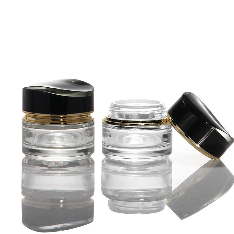 Lussureggiante 100ml 120ml 200ml bottiglie di lozione di vetro Cosmetici profumi olio crema lozione trasparente parete spessa
