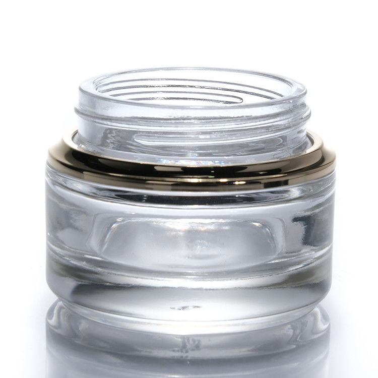 Lussureggiante 100ml 120ml 200ml bottiglie di lozione di vetro Cosmetici profumi olio crema lozione trasparente parete spessa