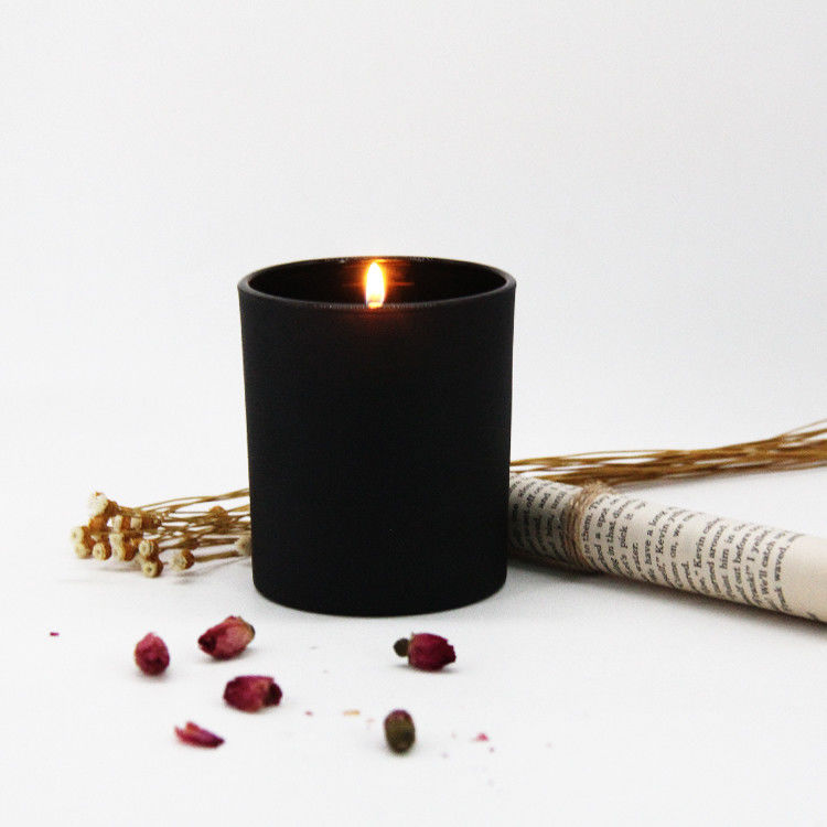 Colori di lusso vuoto candele profumate in ceramica barattolo porta candele con coperchio