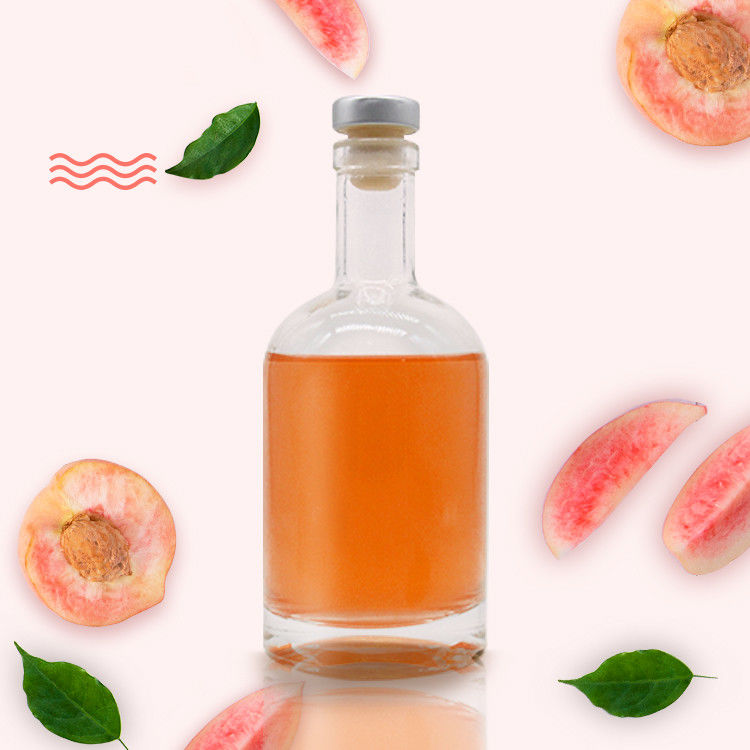 Fornitore di bottiglie di vetro 25 oz bottiglie di base pesante per Kombucha 750 ml bottiglie di vino di vetro bordeaux chiare