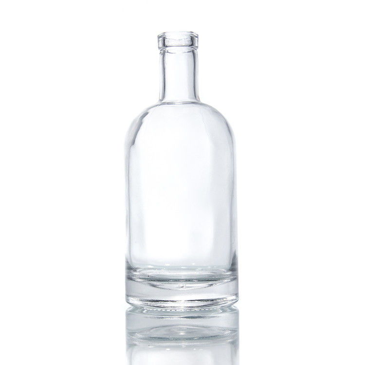 Fornitore di bottiglie di vetro 25 oz bottiglie di base pesante per Kombucha 750 ml bottiglie di vino di vetro bordeaux chiare