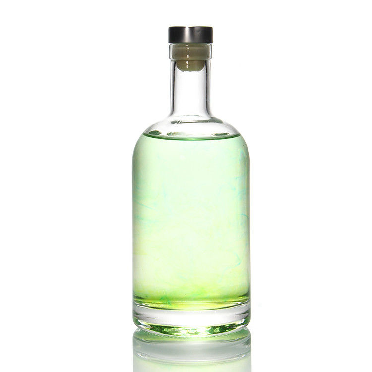 Fornitore di bottiglie di vetro 25 oz bottiglie di base pesante per Kombucha 750 ml bottiglie di vino di vetro bordeaux chiare