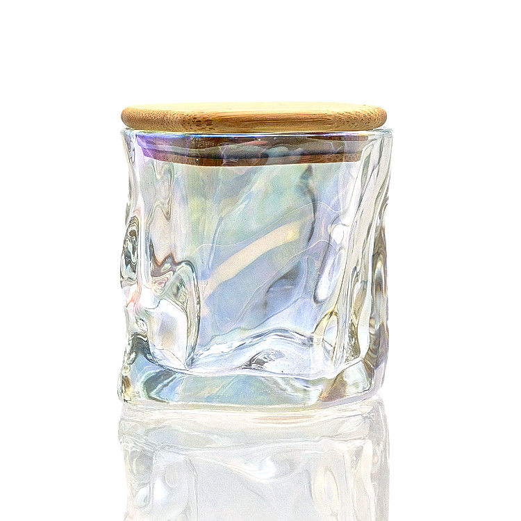 Decorazione di nozze di alta qualità Contenitore di vetro porta candela Borosilicato candela di vetro