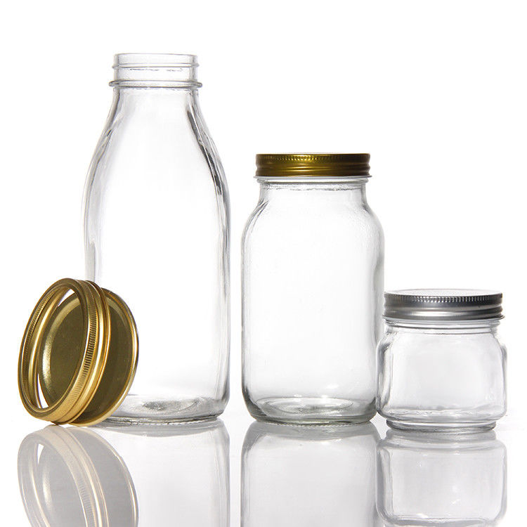 Prezzo economico 180 ml 280 ml 380 ml 500 ml confezione alimentare barattoli di vetro con tappo a vite