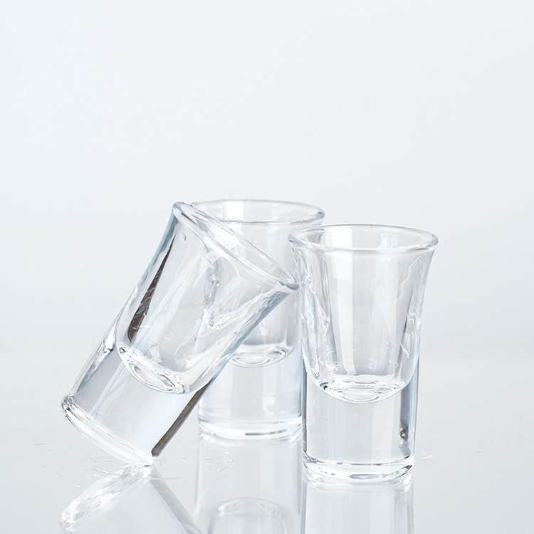 Di alta qualità di lusso trasparente Mini Shot Glass trasparente in bianco Shot Glass 30ml 70ml Shot Glass