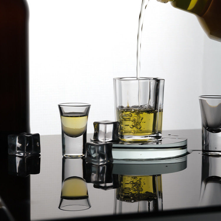 Campioni gratuiti Luxury 30ml 40ml 70ml Chiaro Mini Sublimazione Shot Glass Tequila Shot Glass Espresso Shot Glass