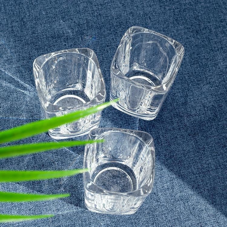 Ingrosso di bicchieri di whisky trasparenti mini-sublimazione bicchieri tequila bicchieri espresso bicchieri
