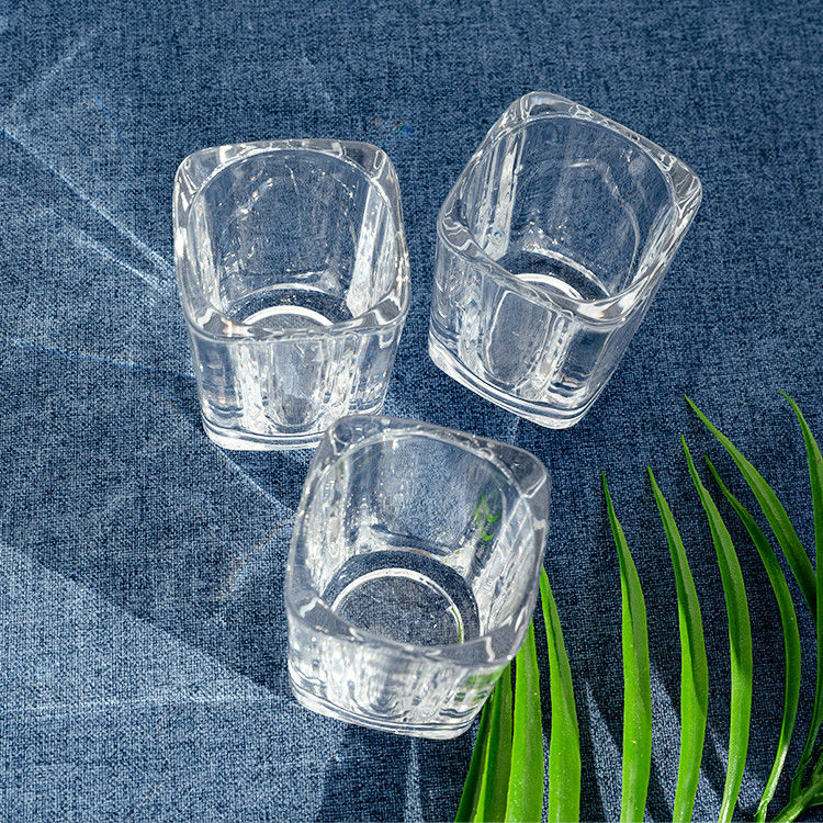 Ingrosso di bicchieri di whisky trasparenti mini-sublimazione bicchieri tequila bicchieri espresso bicchieri