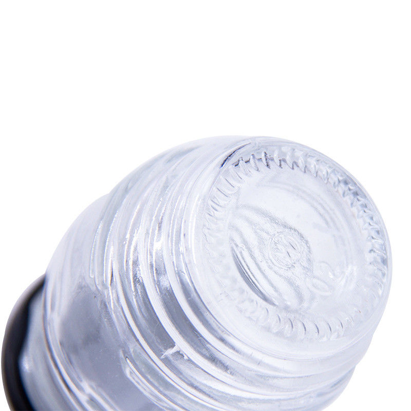 Personalizzato Custom 2Oz 3Oz 100Ml 500Ml 1000Ml Bicchiere di miele di vetro trasparente con coperchio metallico