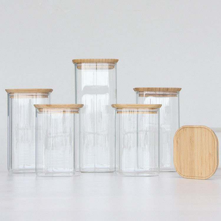 Confezionato Quadrato 370ml 500ml 730Ml Confezionamento miele Vaso Food Jar Jar Per la conservazione