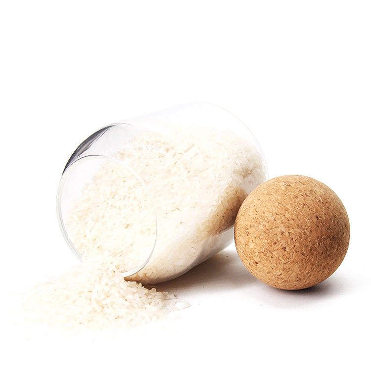 Contenitori in vetro trasparente in bambù Contenitori di spezie in vetro Contenitori per la cucina per la conservazione degli alimenti