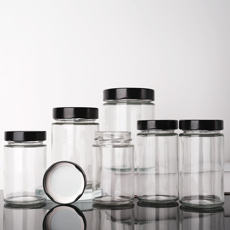 Vaso di vetro sigillato per lo stoccaggio Vaso trasparente per la cucina Vaso di vetro adatto per la decapaggio degli alimenti