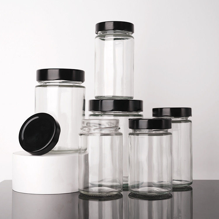 Vaso di vetro sigillato per lo stoccaggio Vaso trasparente per la cucina Vaso di vetro adatto per la decapaggio degli alimenti