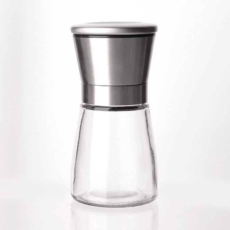 LOGO personalizzabile vari stili 40Z 8OZ Bottine di spezie in vetro con tappi per frullati Copri per spezie