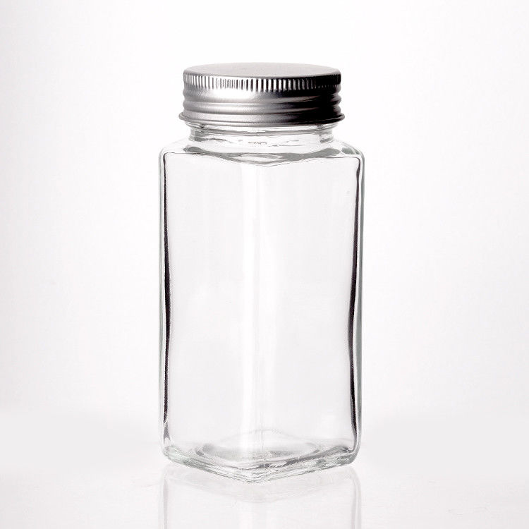 LOGO personalizzabile vari stili 40Z 8OZ Bottine di spezie in vetro con tappi per frullati Copri per spezie