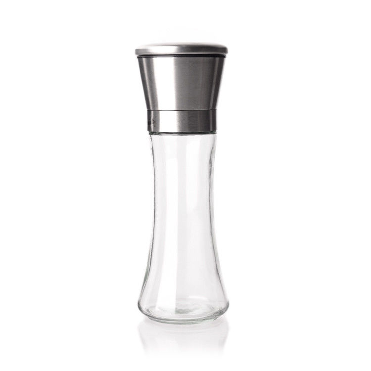 Cucina vuota 4oz 120ml Contenitore di vetro per la conservazione delle spezie Vaso di vetro con coperchio
