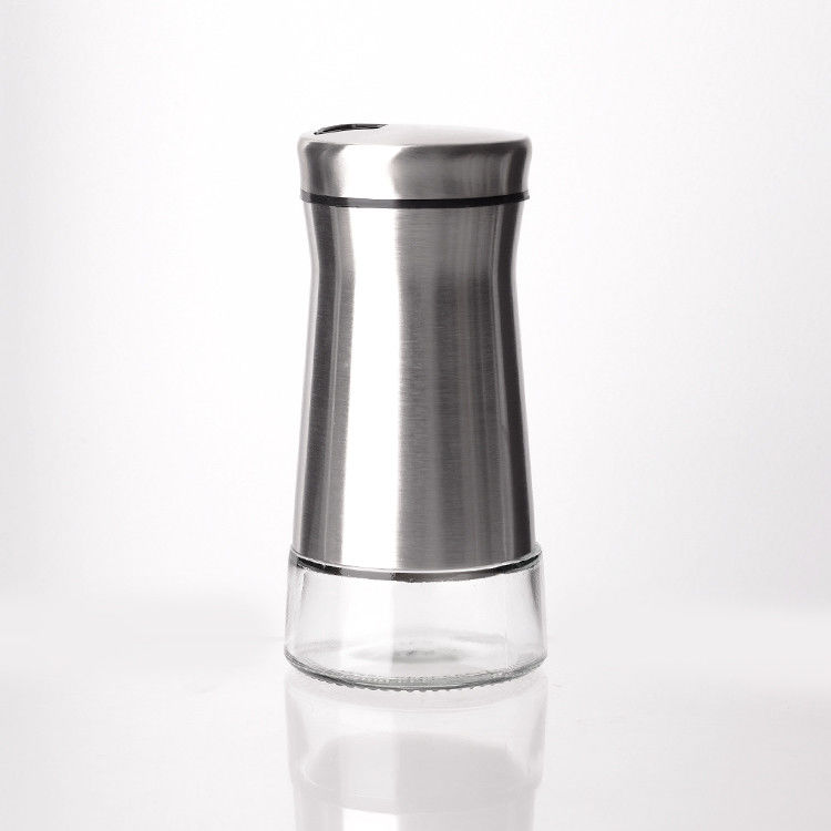 Cucina vuota 4oz 120ml Contenitore di vetro per la conservazione delle spezie Vaso di vetro con coperchio