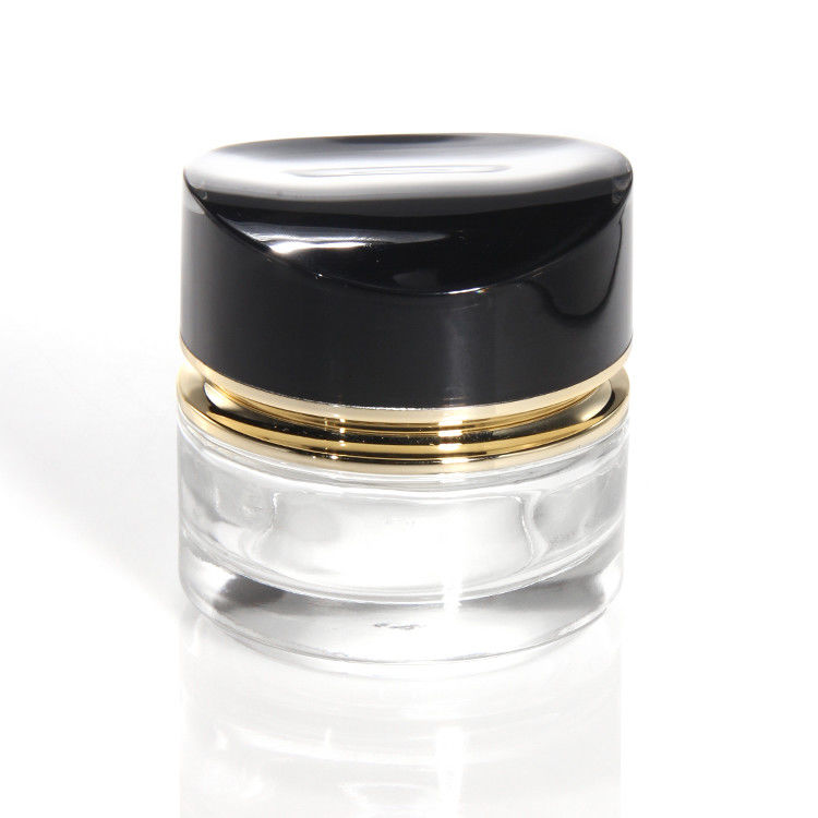 Vaso di crema di vetro di lusso 50g 30ml Vaso di crema di vetro per pelle vuota Vaso cosmetico con coperchio