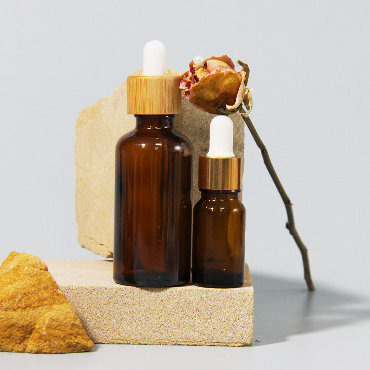 Olio essenziale 15 ml 30 ml 60 ml Bottiglia gocciolante in vetro con rivestimento in oro UV vuoto