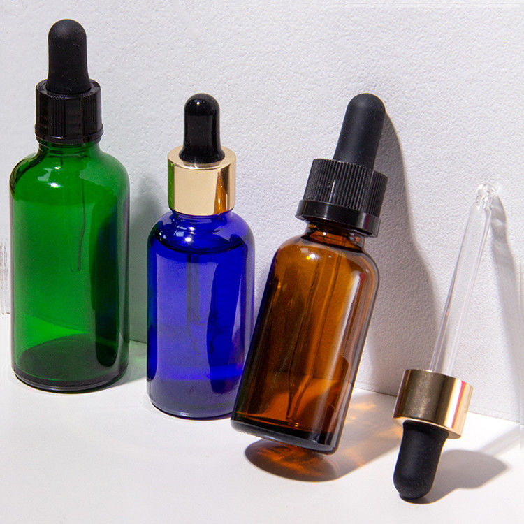 10 ml di olio essenziale di ambra opaco ghiacciato bottiglia di vetro e bottiglia di olio essenziale di vetro con gocciolante