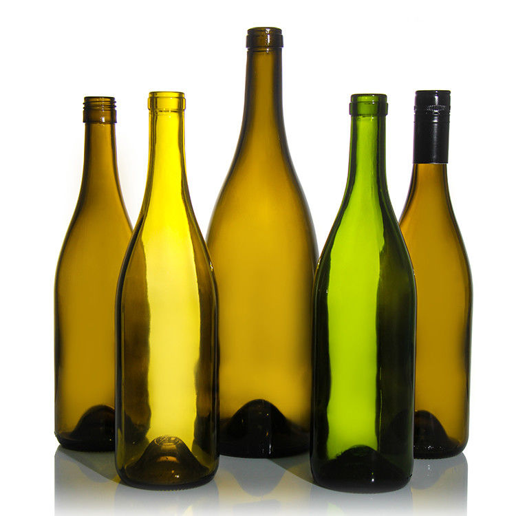 Produttori di lusso Champagne 375ml 750ml Bottiglia di vino rosso Verde scuro Bottiglie di vetro vuote con coperchio