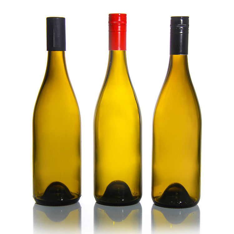 Produttori di lusso Champagne 375ml 750ml Bottiglia di vino rosso Verde scuro Bottiglie di vetro vuote con coperchio