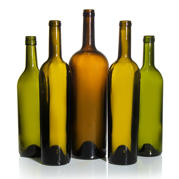 Produttori di lusso Champagne 375ml 750ml Bottiglia di vino rosso Verde scuro Bottiglie di vetro vuote con coperchio
