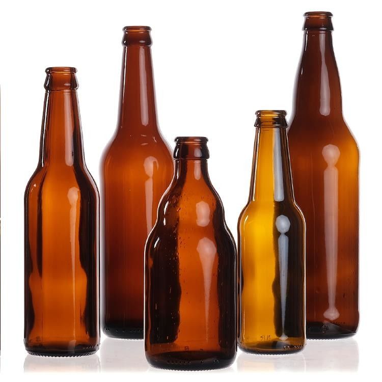Ingrosso 330ml vuoti 33cl 12oz di soda o succo bottiglie di vetro di birra chiara con coperchio