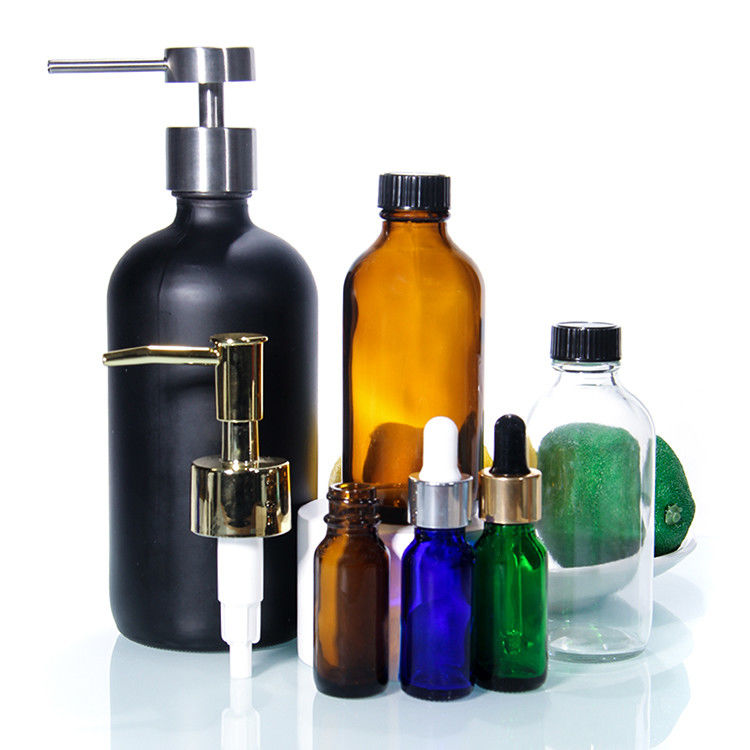 30 ml 120 ml Pompa di vetro Lozione Spray Crema Roller Dropper Serum Bottiglia Contenitore Per Imballaggi Cosmetici