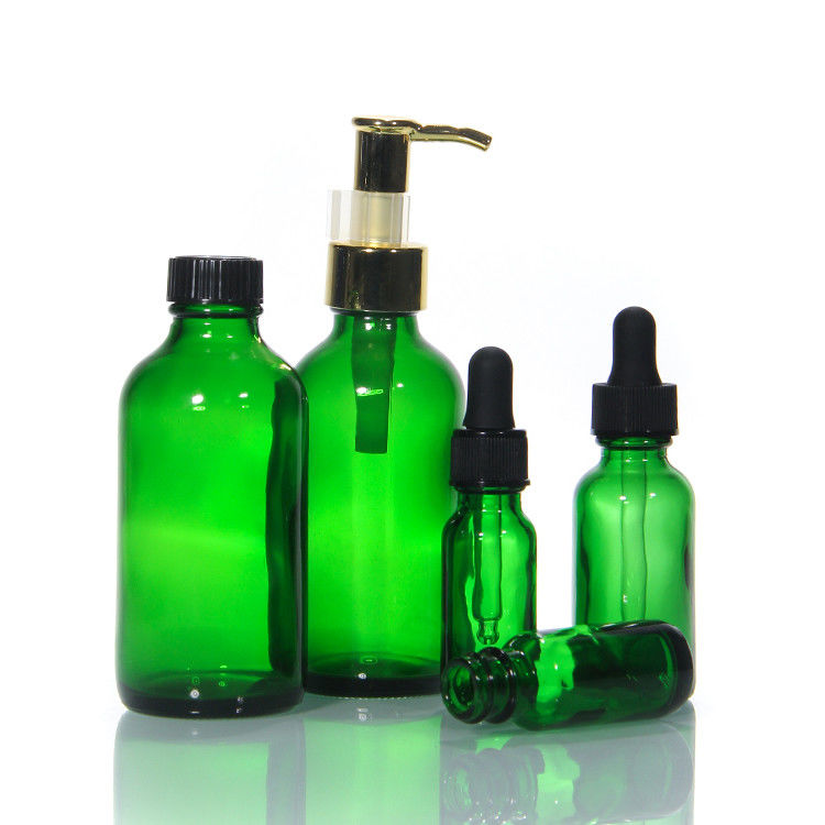 30ml 50ml 60ml 80ml 100ml Lozione Siero Vetro congelato Bottiglia di olio per il corpo con pompa per la cura della pelle