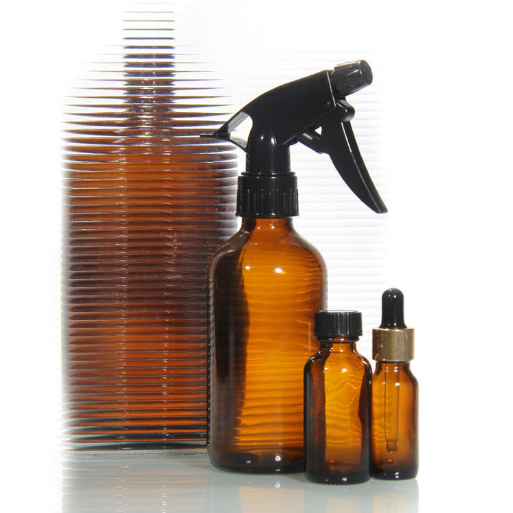 Bottiglia di vetro di lusso di colore vuoto Bottiglia di vetro con pompa di lozione Bottiglie di vetro cosmetici