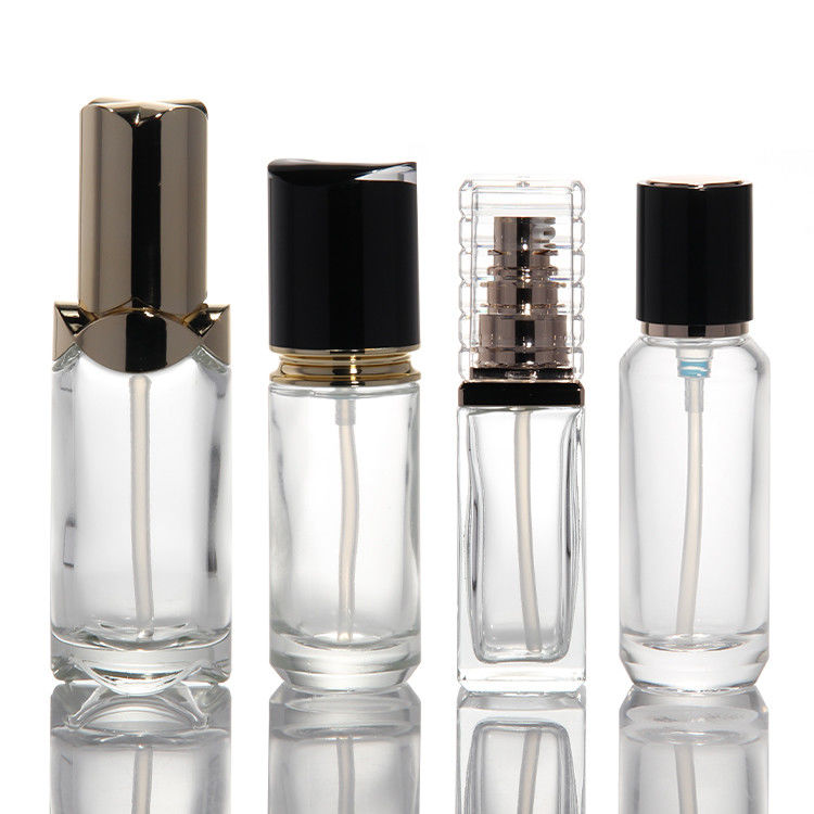 Bottone di pompa di stampa per viaggi Bottiglie di lozioni essenziali Bottiglie di crema Contenitore cosmetico Vetro Contenitori cosmetici vuoti