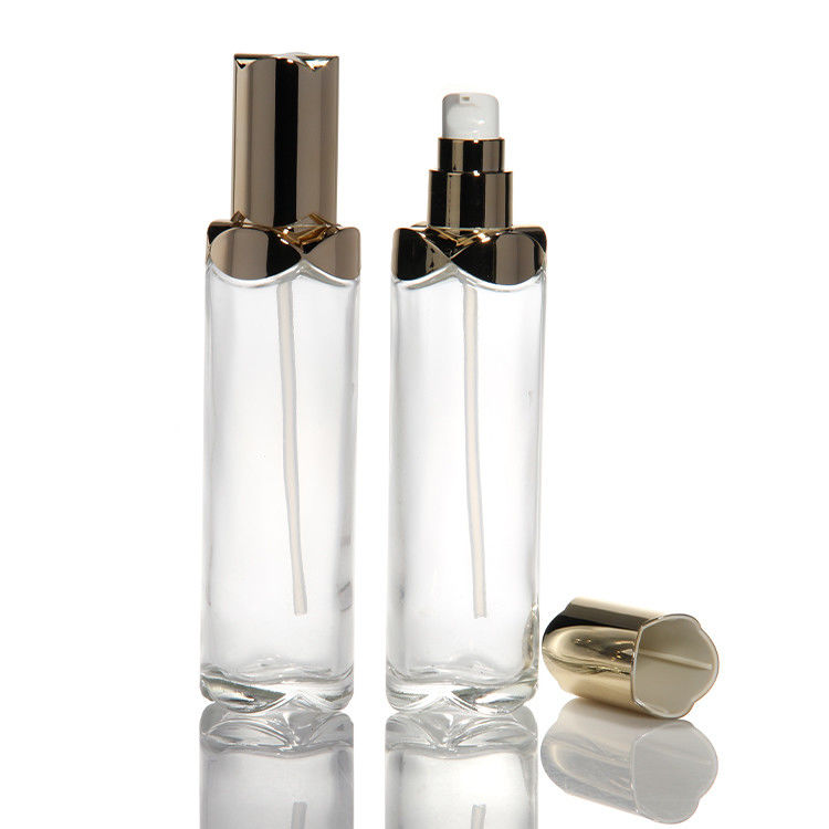 Crema per il viso Cosmetica Bottiglia di vetro olio essenziale Bottiglia da 100 ml 150 ml con pompa di lozione per imballaggio cosmetici