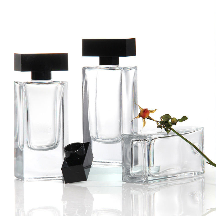 Ingrosso 30 ml 50 ml 75 ml 100 ml Vuoto Luxury Flat Square Spray Flascia di profumo profumato