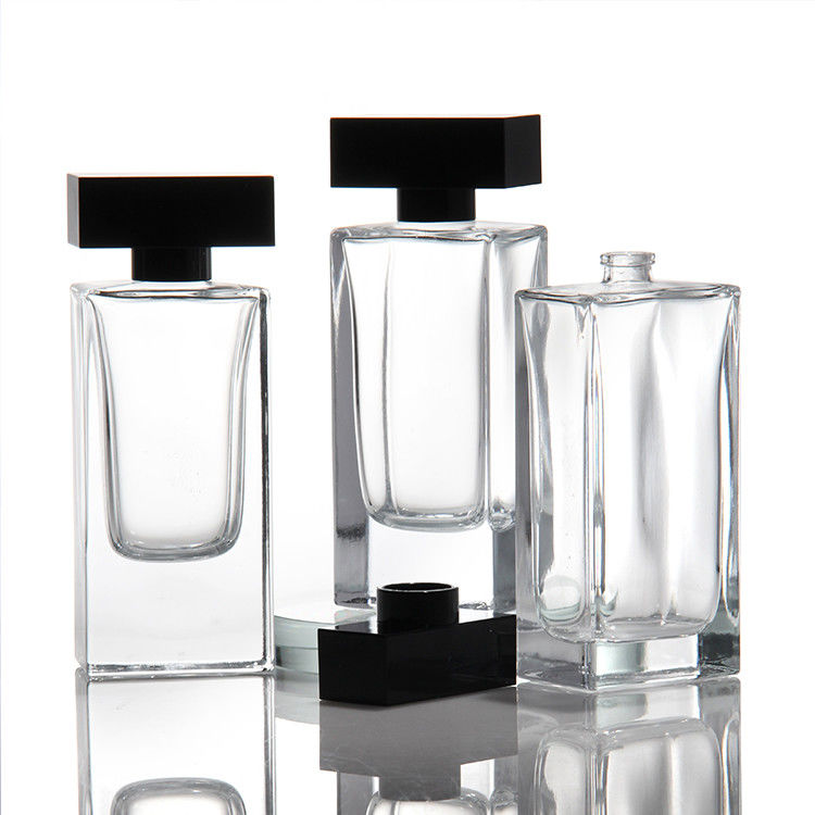 Ingrosso 30 ml 50 ml 75 ml 100 ml Vuoto Luxury Flat Square Spray Flascia di profumo profumato