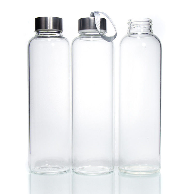 Logo personalizzato Bottiglie d'acqua di vetro ad alto borosilicato Tumbler BPA FREE Bottiglia d'acqua potabile