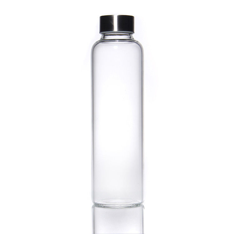 Bottiglia di vetro di fabbrica 420ml 600ml Borosilicato Bottiglia da bere per sport acquatici