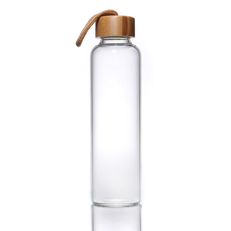 Bottiglia di vetro di fabbrica 420ml 600ml Borosilicato Bottiglia da bere per sport acquatici