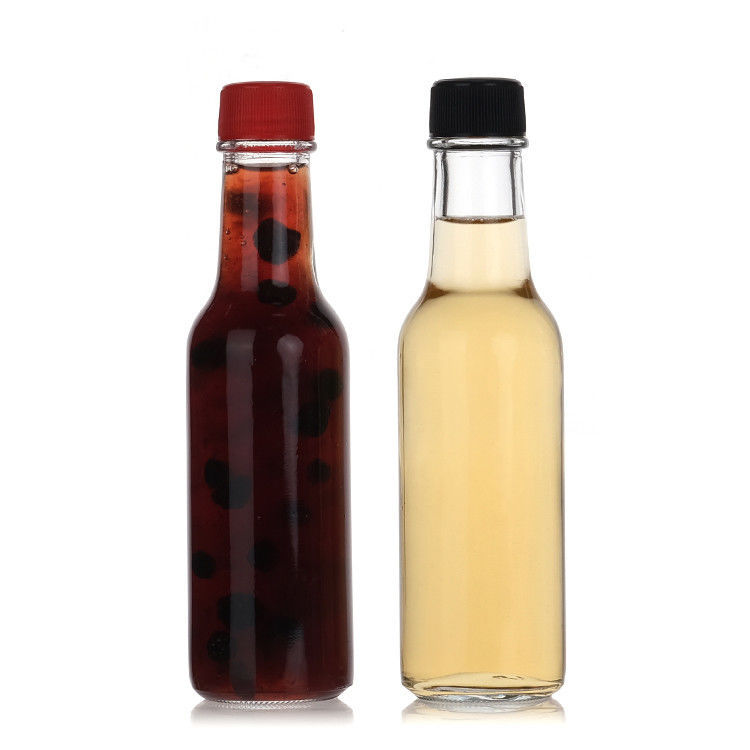 Ingrosso 250ml Bottiglie di Salsa Calda in Vetro Bottiglia di Conservazione di Salsa con Tritura a prova di perdita