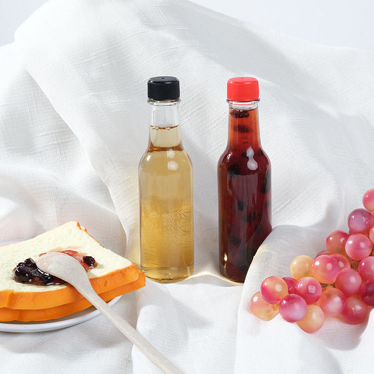 Ingrosso 250ml Bottiglie di Salsa Calda in Vetro Bottiglia di Conservazione di Salsa con Tritura a prova di perdita