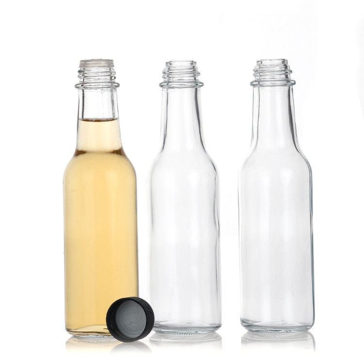 Bottiglia di vetro da 20 ml con calce alto colorante alimentare salsa bottiglia di vetro con tappo